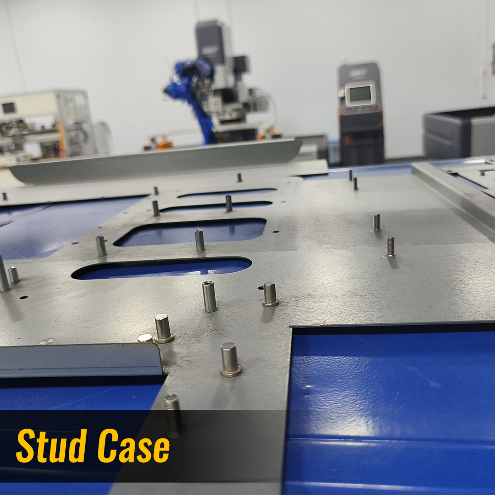 Depth throat 1000mm fastener press PEM insertion machine / riveting ...