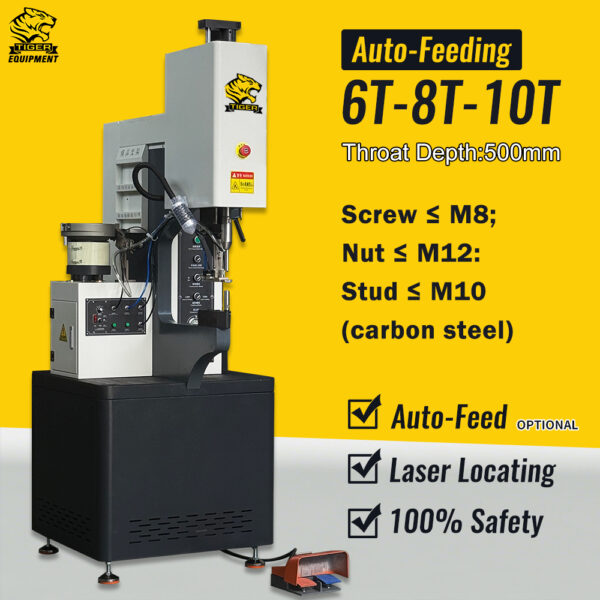 80KN-AutoFeed fastener insertion machine tool Sheet Metal clinching Riveting Machine