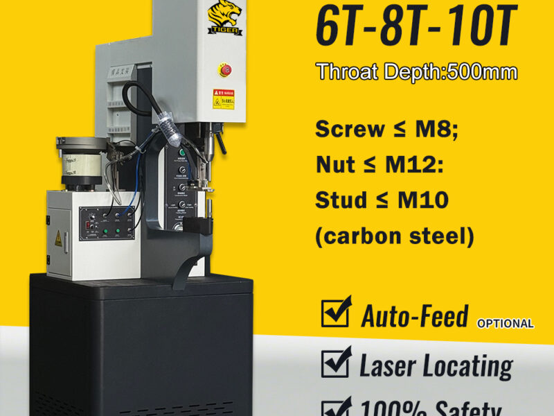 80KN-AutoFeed fastener insertion machine tool Sheet Metal clinching Riveting Machine