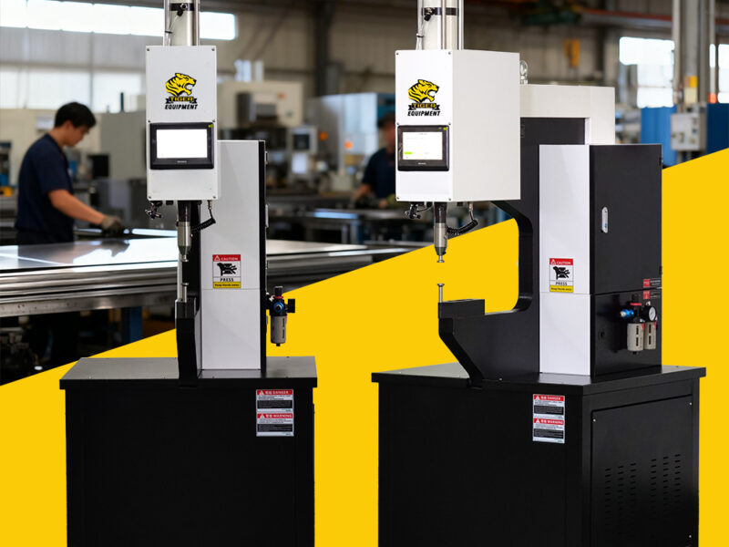 80KN 500C Pneumatic fastener insertion machine tool For Nuts, Bolts, and Studs