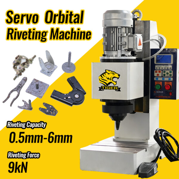 Pneumatic Radial Riveting Machine 9KN 0.5mm-6mm Riveting Machine