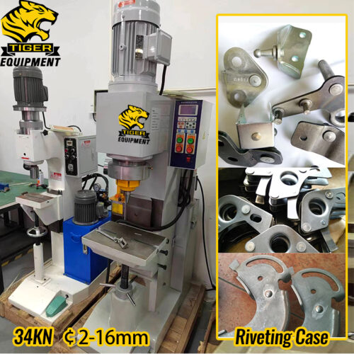 34KN Radial Riveting Machine Adjustable Stroke 20kN 34kN 42kN