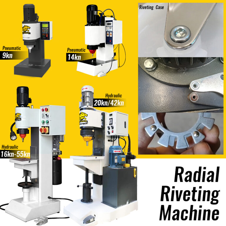 Fan Riveting Machine Hydraulic Radial Riveting Machine 12 KN 2mm-9mm Spin Riveting Machine ...