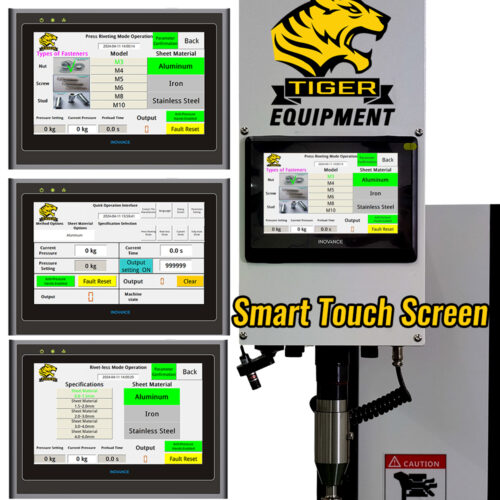 细节2 Depth throat 1000mm fastener press PEM insertion machine / riveting machine