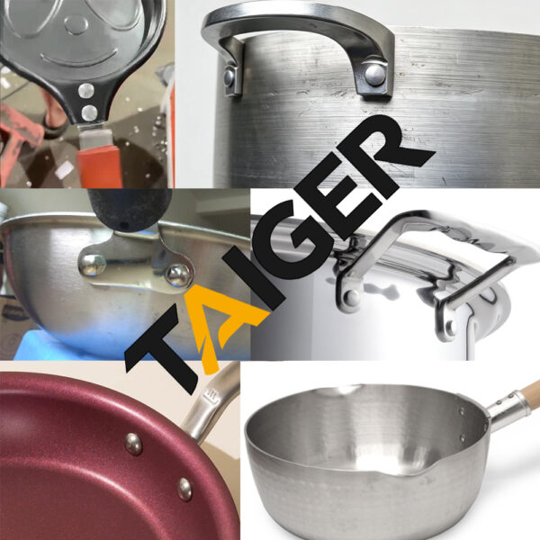 TAIGER Customization Hydraulic Double-head riveting machine For Cookware