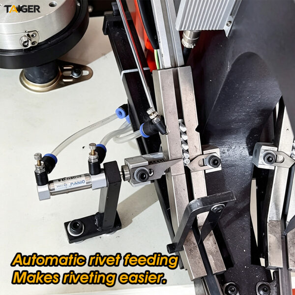 TAIGER Customization Hydraulic Double-head riveting machine For Cookware