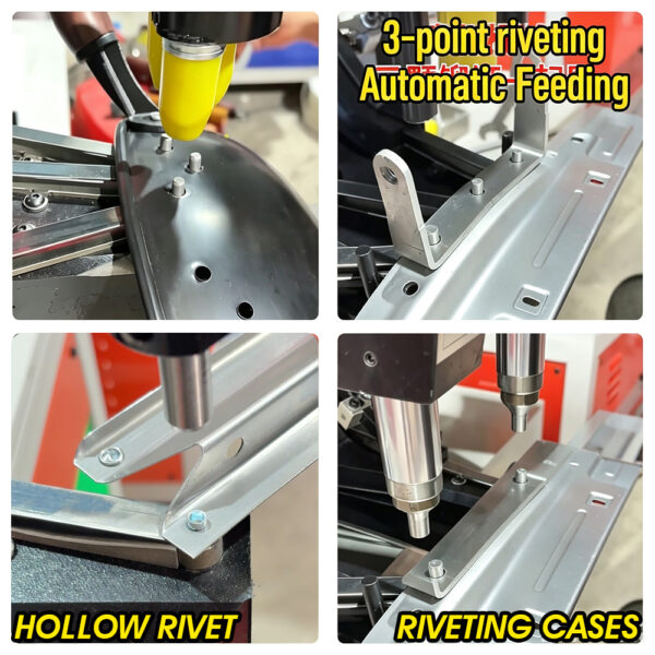 TAIGER Customization Hydraulic Double-head riveting machine For Cookware